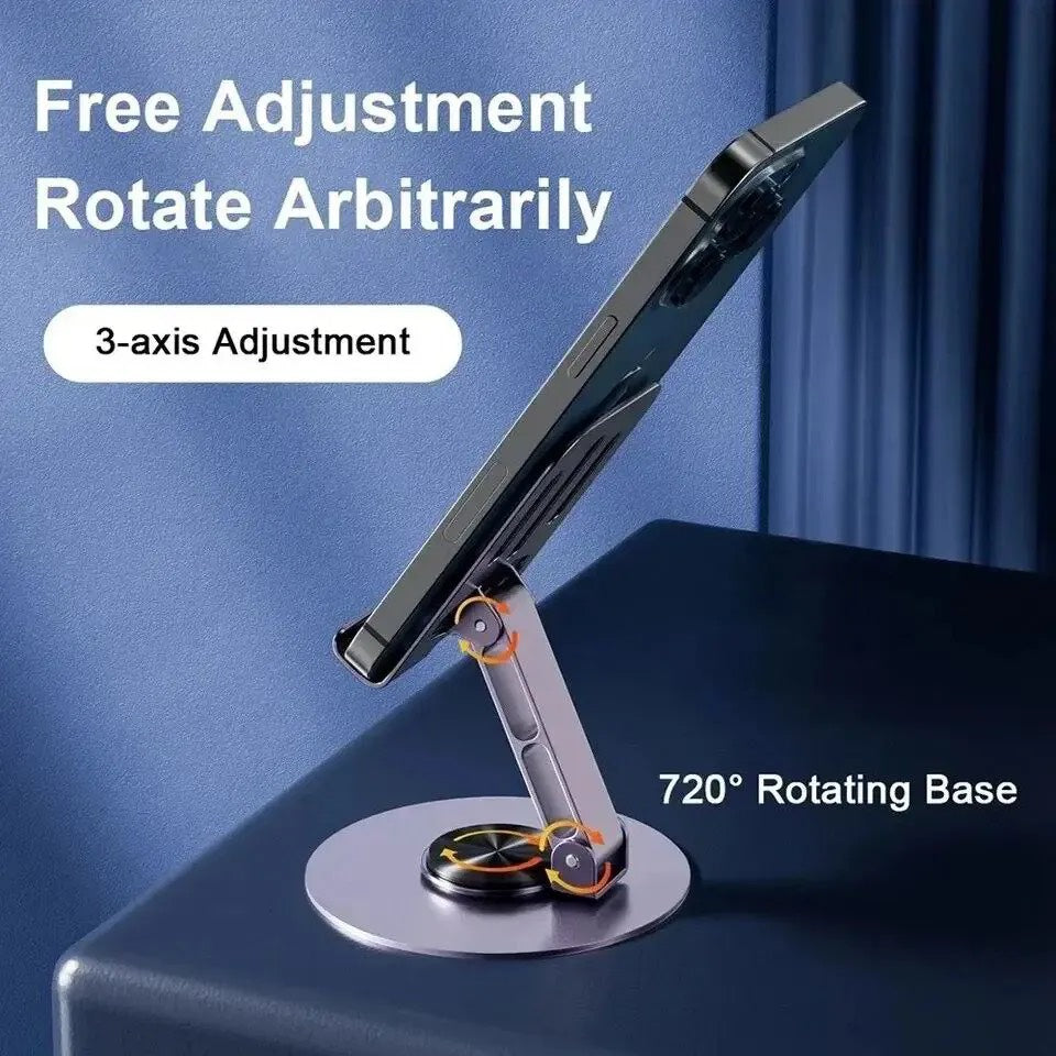 360° Rotating All-Metal Phone & Tablet Stand