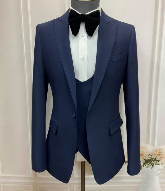 Modern Three-Piece Formal Suit For Men