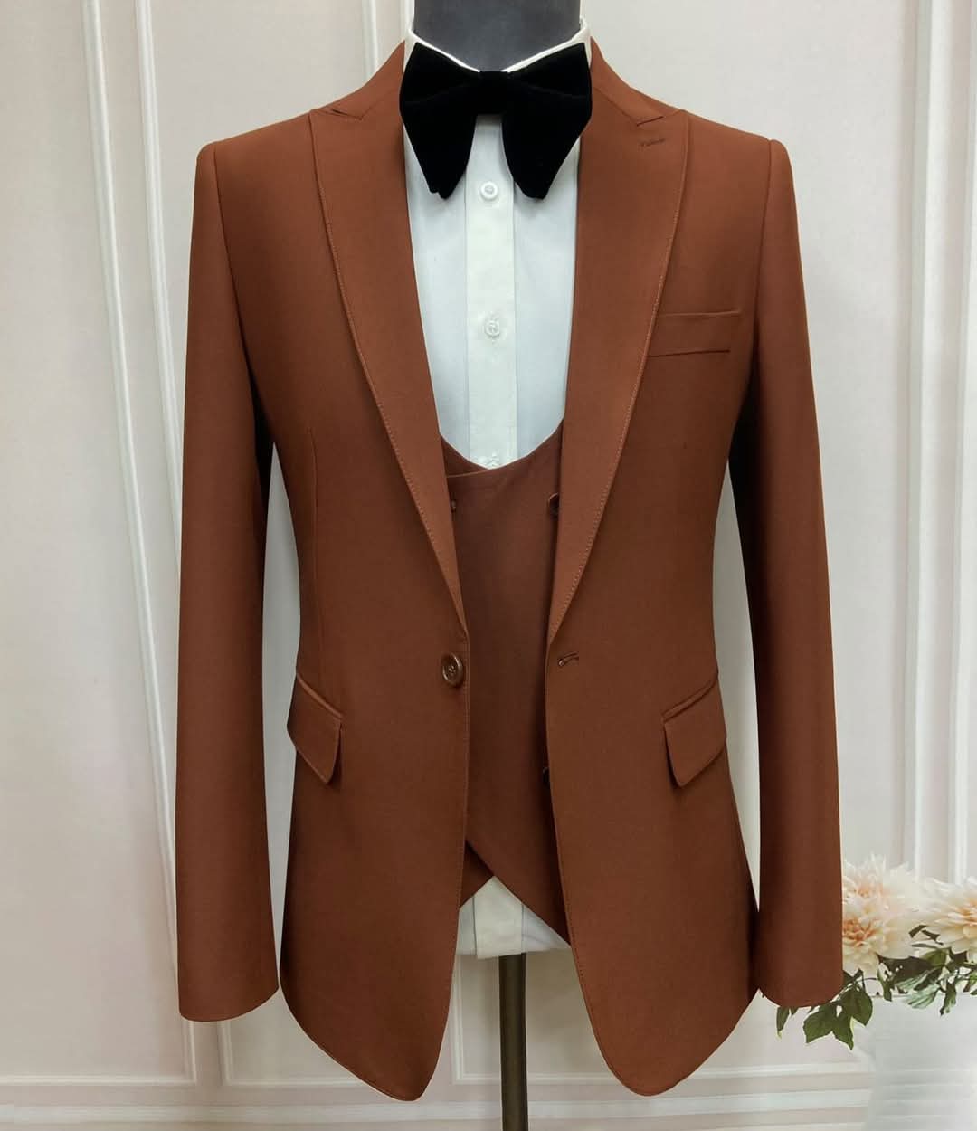 Elegant Three-Piece Formal Suit